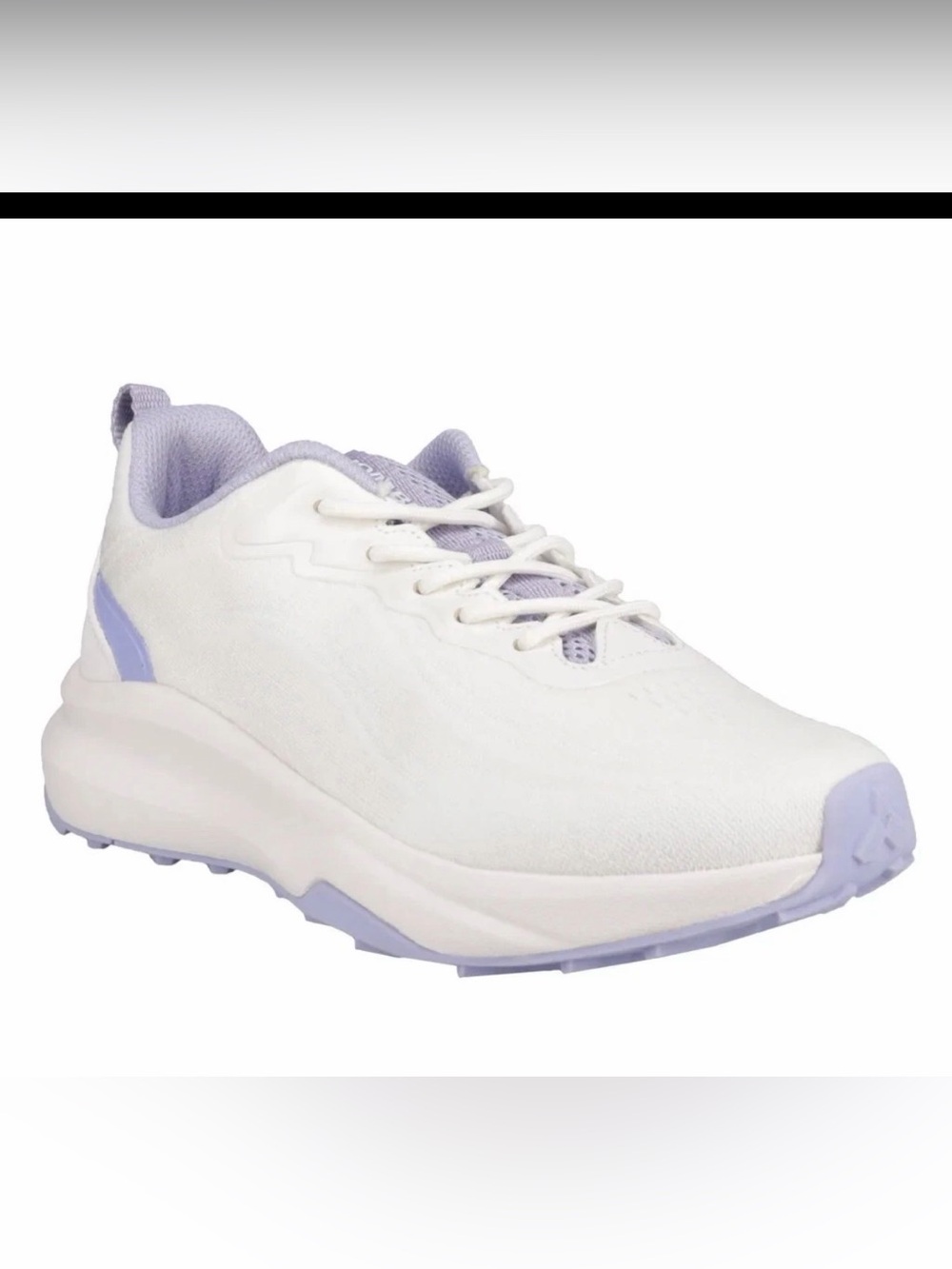 Khombu Women’s Patan Lace Up Athletic Sneakers Beige Purple Size 8 M US